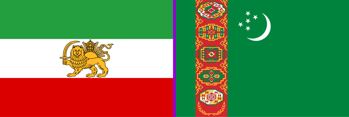 Flags of Iran and partner nation
